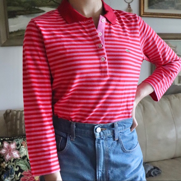 Lacoste Striped Polo - Picture 2 of 4